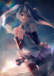 hatsune miku from vocaloid by yen-mi