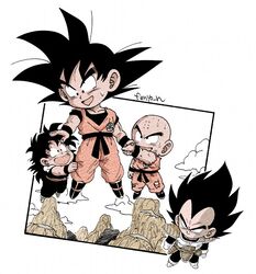 kuririn from dragon ball by fenyon