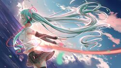 hatsune miku from vocaloid