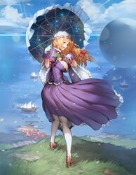 yakumo yukari from touhou by saejin oh