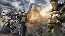 gm (mobile suit) from gundam by tenjin hidetaka