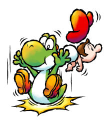 baby mario from super mario bros.