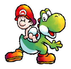 baby mario from super mario bros.