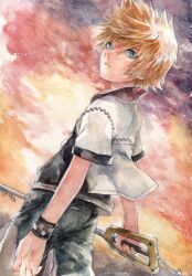 roxas from kingdom hearts by 1044kiro