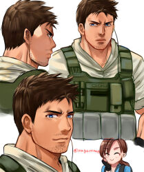 chris redfield from resident evil by nagare