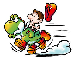 baby mario from super mario bros.