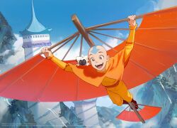 aang from avatar: the last airbender by yueko (jiayue wu)