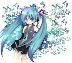 hatsune miku from vocaloid by nakaba (artist)