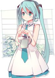 hatsune miku from vocaloid by hiyo kotori