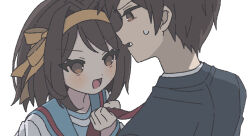 kyon from suzumiya haruhi no yuuutsu