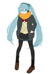 hatsune miku from vocaloid by mitosa
