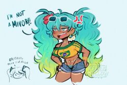 brazilian miku from vocaloid