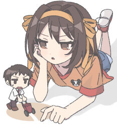 kyon from suzumiya haruhi no yuuutsu
