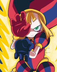 pomni (the amazing digital circus) from dragon ball