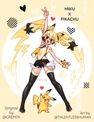 hatsune miku from pokemon by talentlesshuman