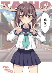 shikanoko noko from kantai collection by kitahama (siroimakeinu831)