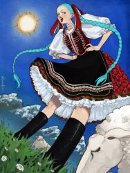 hatsune miku from vocaloid
