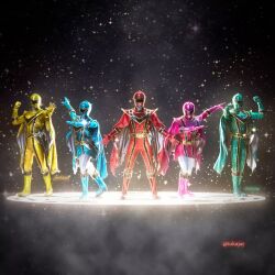 magiblue from mahou sentai magiranger by tokujay