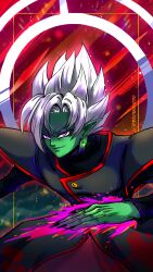 fused zamasu from dragon ball by hydeover9000