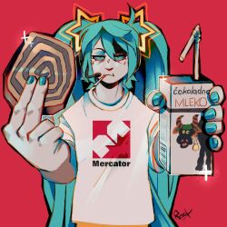 hatsune miku from vocaloid