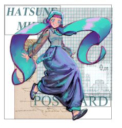 hatsune miku from vocaloid