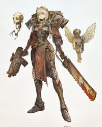 adepta sororitas from warhammer 40k by fleur-de-lis