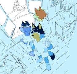 bluey fan art