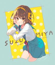 suzumiya haruhi from suzumiya haruhi no yuuutsu by reia
