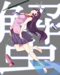 senjougahara hitagi from bakemonogatari by kouren go
