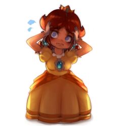 princess daisy from super mario bros. by onimiere