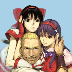 asamiya athena from fatal fury by hidari (left side)