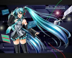 hatsune miku from vocaloid by yuuse ko
