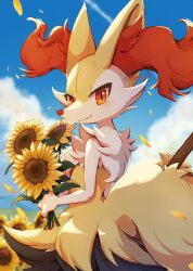 braixen from pokemon by kechon-san