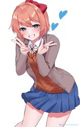 sayori (doki doki literature club) from doki doki literature club by mi tarou0412