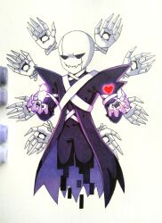 soul (deltarune) from undertale by nishinianshaodehuanxi137