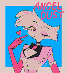 angel dust from hazbin hotel by menma (enaic31)