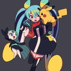 hatsune miku from pokemon by tyako 089
