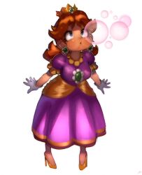 princess daisy from super mario bros. by onimiere