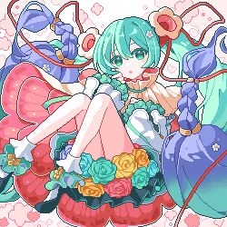 hatsune miku from magical mirai (vocaloid) by amefu luna