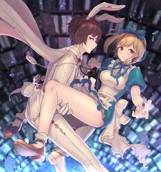 djeeta (granblue fantasy) from alice in wonderland