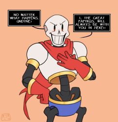 papyrus (undertale) from undertale by susartwork