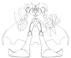 jax (the amazing digital circus) from digimon by the galactabee