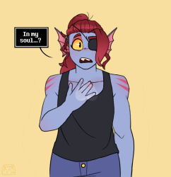 undyne from undertale by susartwork