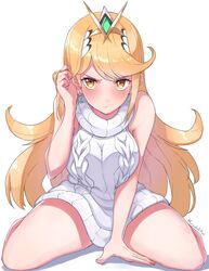 mythra (xenoblade) from xenoblade (series) by grimmelsdathird