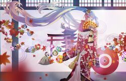 hatsune miku from vocaloid