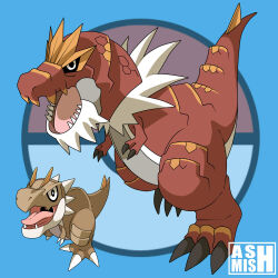 tyrantrum from pokemon by ashmish
