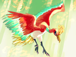 ho-oh from pokemon by fusenryo