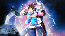 junpei (kyokugen dasshutsu) from back to the future