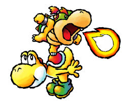 baby bowser from super mario bros.