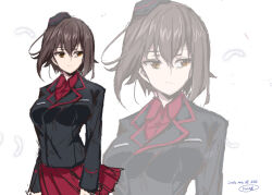nishizumi maho from girls und panzer by nyuu (manekin-eko)